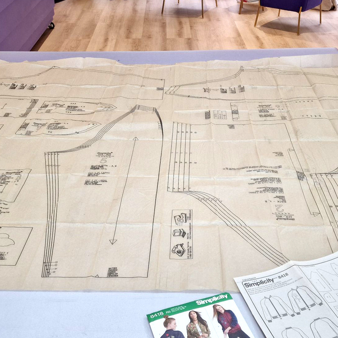 Le Patron de couture et la préparation des tissus