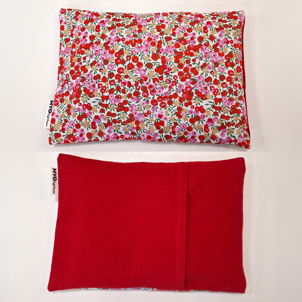 atelier de couture  bouillotte sèche conçue avec des noyaux de cerises 