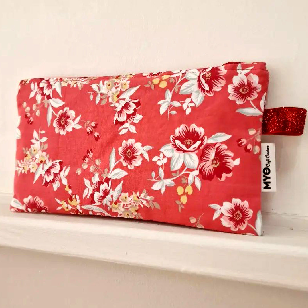 Trousse plate avec fermeture éclair