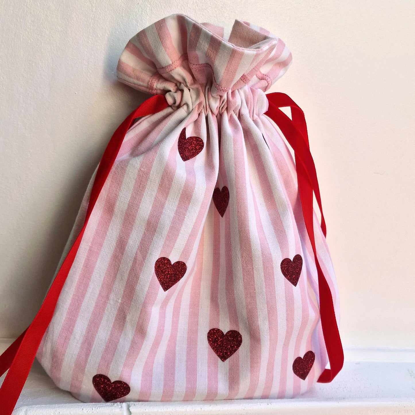 atelier de couture pochon à coulisse