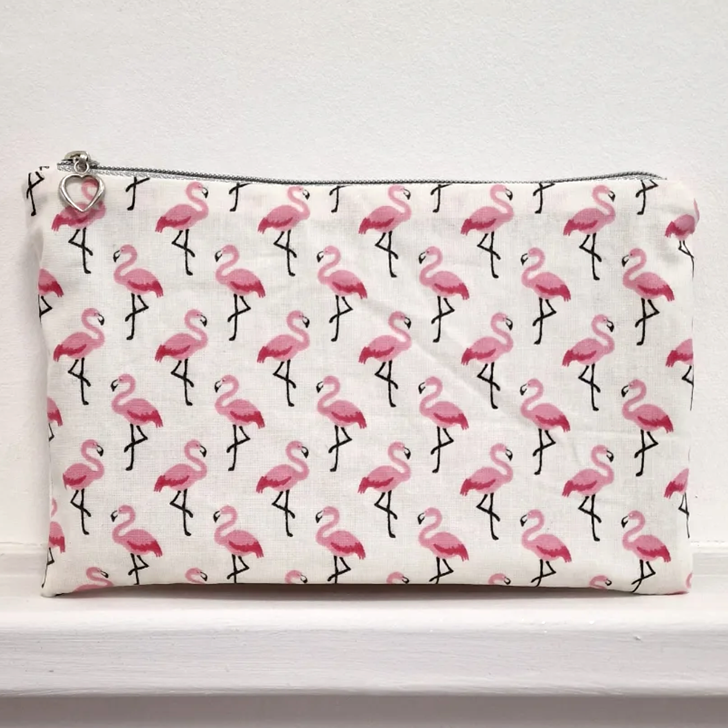 atelier de couture trousse plate avec fermeture éclair