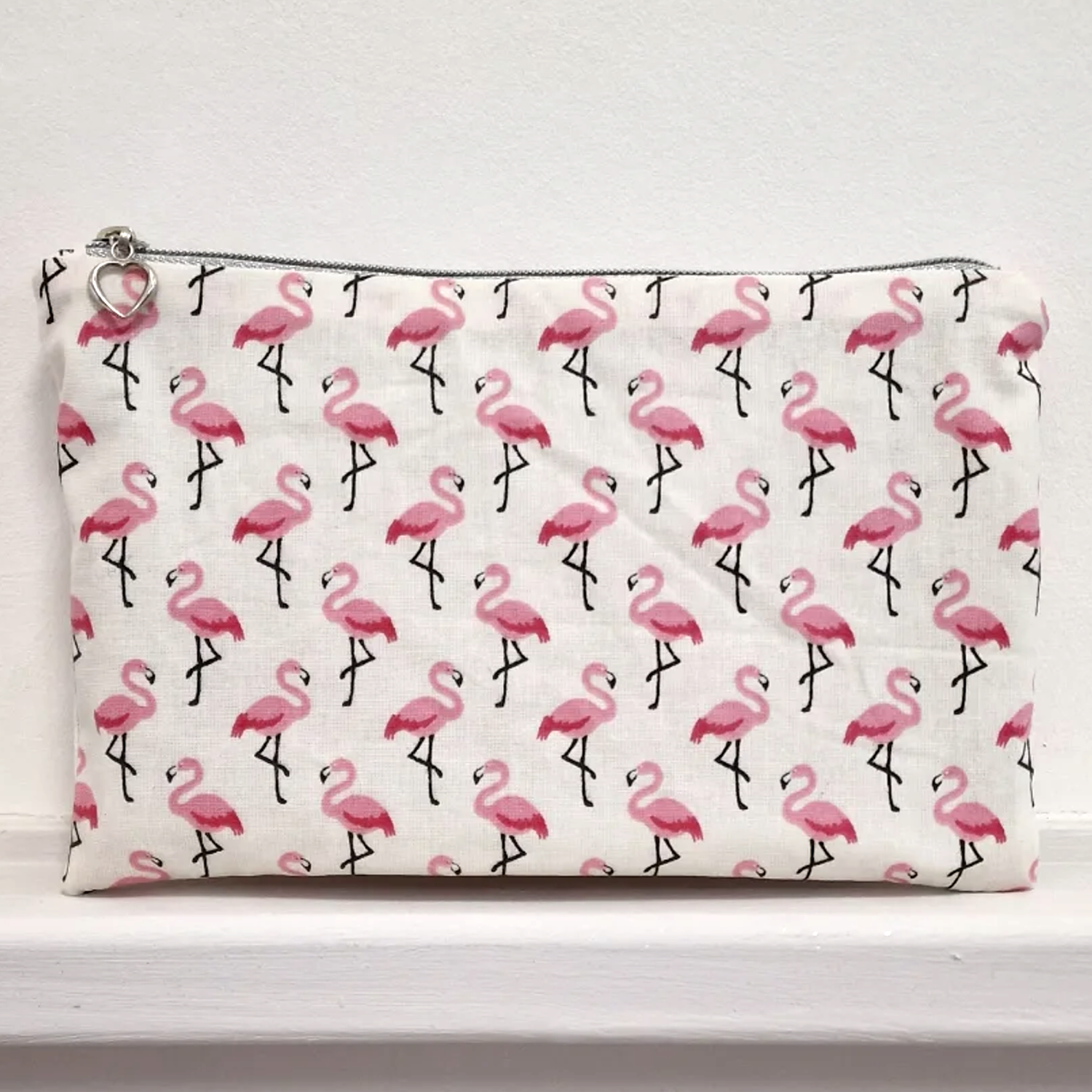 atelier de couture trousse plate avec fermeture éclair