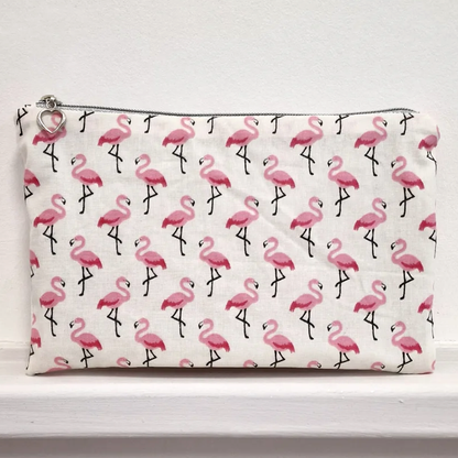 atelier de couture trousse plate avec fermeture éclair